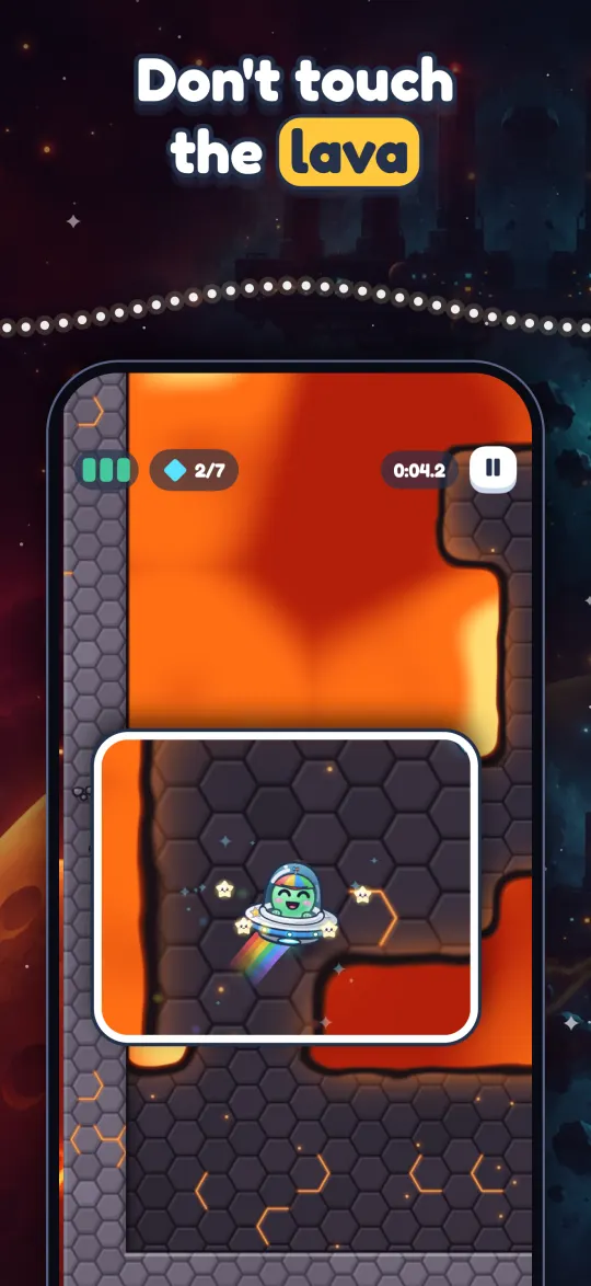 Don't touch the lava