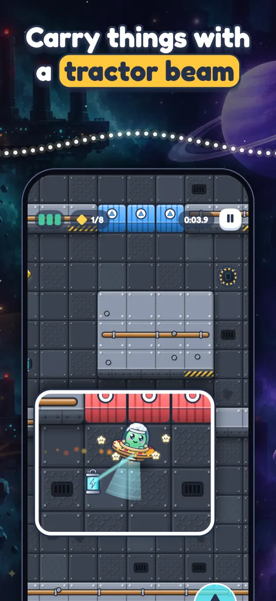 Carry things with a tractor beam