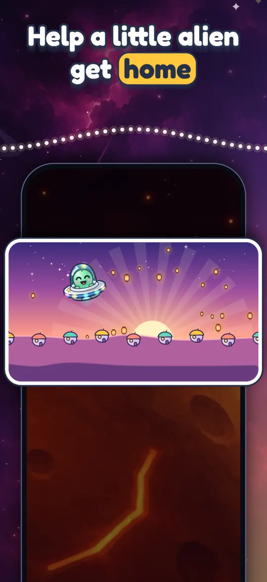 Help a little alien get home